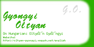 gyongyi oltyan business card